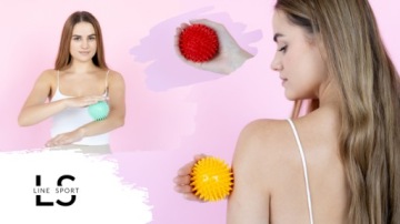 МАССАЖНЫЕ ШАРИКИ SENSORY HEDGEHOGS 4 ШТ РАССЛАБЛЯЮЩАЯ ЛИНИЯ СПОРТ