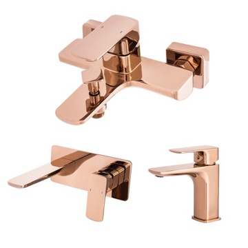 СКРЫТАЯ РАКОВИНА CUBIC ROSE GOLD FATTER