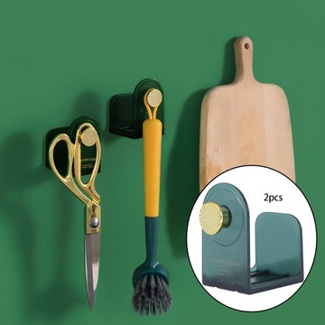 2 самоклеящихся крючка, нержавеющие, водонепроницаемые.