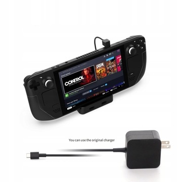 Зарядная док-станция HUB с портом USB 2.0 для Steam Deck