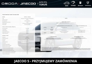 Jaecoo 5 1.6T 147KM 2025 Jaecoo 5 Jaecoo 5 1.6 Benzyna 147KM, zdjęcie 30