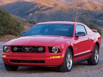 2005-2009 MUSTANG V6 PONY PACKAGE HALOGEN SVĚTLA PŘEDNÍ MASKA MŘÍŽKA