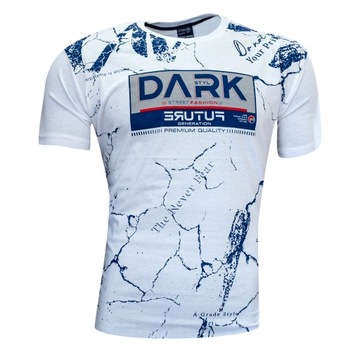 D KOSZULKA MĘSKA T-shirt BIAŁY roz XL Bawełna