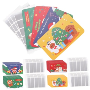 Zdrapka DIY Kartki świąteczne Lotto Papier świąteczny