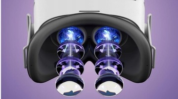 DESTEK Okulary V5 gogle VR do iPhone Samsung białe