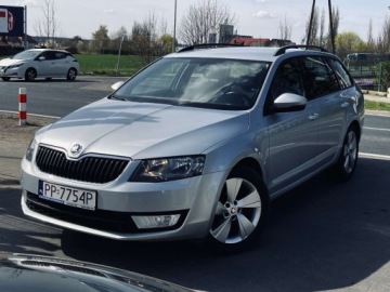 Skoda Octavia III Kombi 1.6 TDI CR DPF 105KM 2015 Skoda Octavia 1,6 TDI 105 KONI Zarejestrowana Super stan Wsiadac - jec, zdjęcie 2