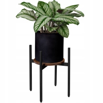 Подставка для цветов Torre Rustic loft, 40 см, черная