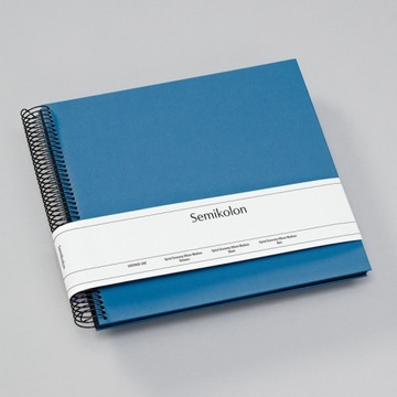Album na zdjęcia Semikolon - Economy Medium - czarne kartki - azzurro