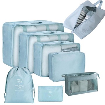 8 / set Packing cubes for sorting