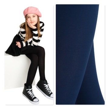 RAJSTOPY GŁADKIE MIKROFIBRA 100 DEN Rozm.116-122