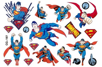 Tatuaże zmywalne dla dzieci SUPERMAN CG197