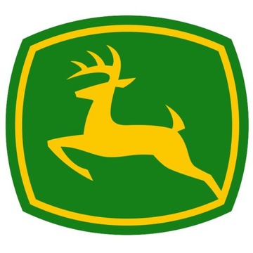 Naklejka JOHN DEERE traktor CIĄGNIK 20 cm