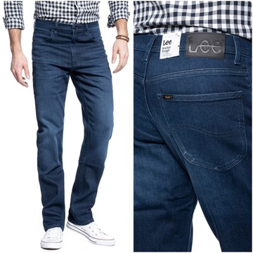LEE BROOKLYN MĘSKIE SPODNIE JEANSOWE W32 L30
