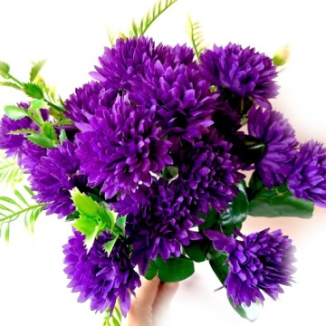 Bukiet CHRYZANTEMA sztuczne KWIATY