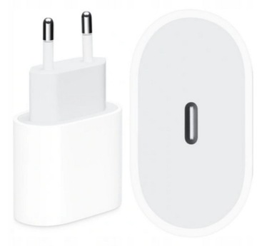 БЫСТРОЕ ЗАРЯДНОЕ УСТРОЙСТВО ДЛЯ IPHONE CUB 20ВТ + КАБЕЛЬ 1М / USB-C - ОСВЕЩЕНИЕ IPHONE
