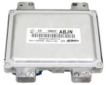JEDNOTKA ECU OPEL ASTRA J 1.4 T E78 12654137 ABJN