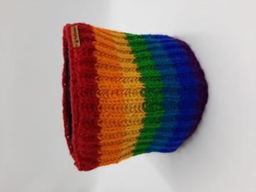 Разноцветный шерстяной шарф