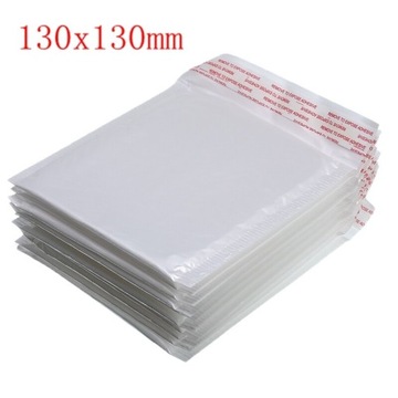 Styl 130x130mm Lot białe piankowe kopertówki samop