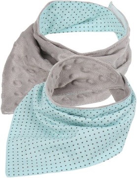 BABYMAM MIĘKKI ŚLINIAK APASZKA MINKY NA RZEPY 2w1