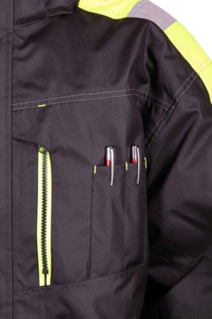 Kurtka OCIEPLANA ODBLASKOWA BENEFIT RIVAL ZIMA XXL