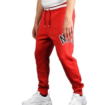 Nike Air czerwony dres męski komplet oryginał S