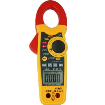 Miernik DT-3348 cęgowy prąd AC/DC 1000A True RMS