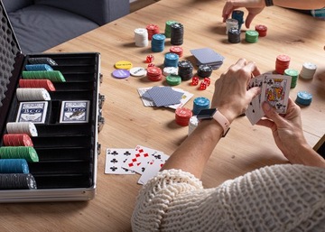 POKER TEXAS ПРЕМИУМ ПОКЕРНЫЙ НАБОР 500 ШТ. ЧИПЫ КАРТЫ ЧЕМОДАН