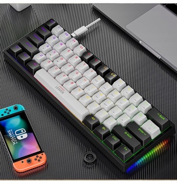 60% Мини-механическая игровая клавиатура K620 61