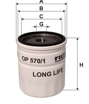 Filtron OP 570/1 Filtr oleju