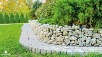 Габион прямой металлический забор 51х11х20см, сталь