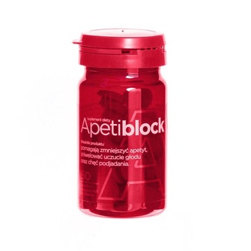 Apetiblock suplement diety, 50 tabletek musujących do ssania.