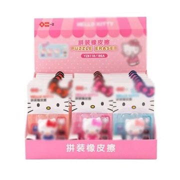 18 sztuk/partia kreatywny Rainbow Cat Eraser