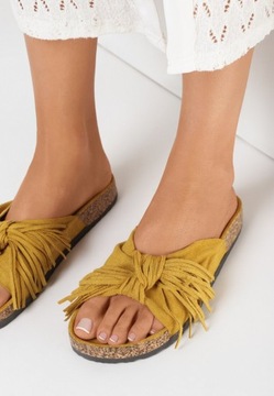 СМОТРЕНЫЕ ПРОФИЛИРОВАННЫЕ ШЛЕПАНЦЫ С ПРОБКОЙ С ЛУЧОМ R 37