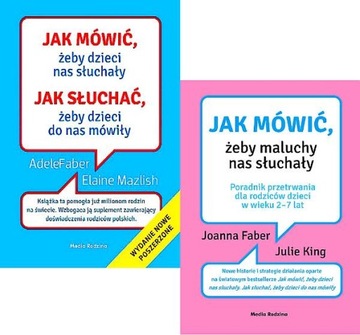 FABER 2x JAK MÓWIĆ ŻEBY DZIECI + MALUCHY SŁUCHAŁY