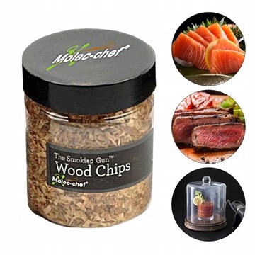 2x щепа из натуральной древесины для напитков из говядины