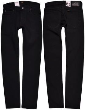LEE spodnie REGULAR black SKINNY jeans LUKE _ W28 L32