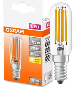 OSRAM LED rurkowa T26 6.5W = 55W E14 2700K