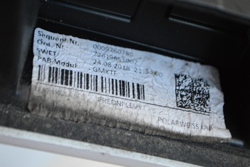 MERCEDES G VAGÓN LIŠTA BLATNÍKU PŘEDNÍ LEVÝ W463 2018