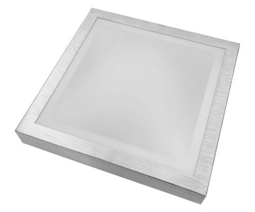 Lampa plafon led VITAL 12W 4000K kwadrat aluminium