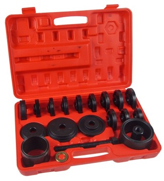 СЪЕМНИК ВТУЛКИ ПОДШИПНИКА ПРЕСС-АДАПТЕРЫ 56-88мм 23 шт. ПИНЫ