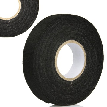 TAŚMA IZOLACYJNA CZARNA PARCIANA 19mm 25m