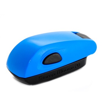 Pieczątka Colop Mouse 20 38x14mm 4 linie niebieska