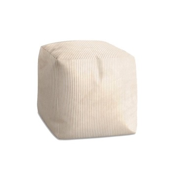 Sztruksowy Puf Nowoczesny Kostka Vanilla Ice Basic Polski Producent Wzory