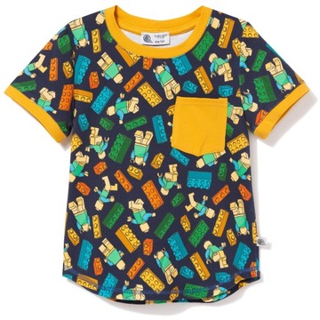 TuSzyte | Koszulka, t-shirt w klocki lego, PL R.140/146