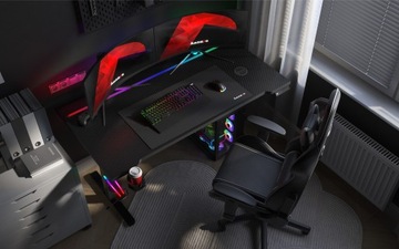 Регулируемый молодежный электрический стол Huzaro Hero 8.7 RGB LED