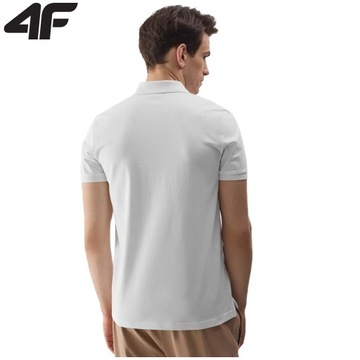 Koszulka Polo Męska 4F M129 Bawełniana Polówka T-shirt Limitowana XL