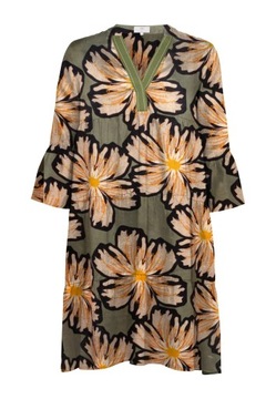 Lniana SUKIENKA Kwiaty Boho FYNCH-HATTON rozm. 44
