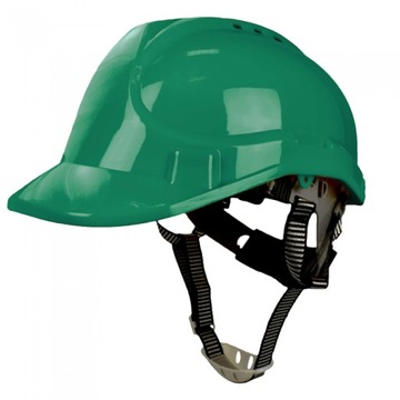 HEŁM OCHRONNY KASK roboczy BHP VENT ZIELONY