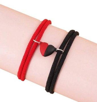 BRANSOLETKA MAGNETYCZNA SERCE 2 PRZYJACIÓŁ C205