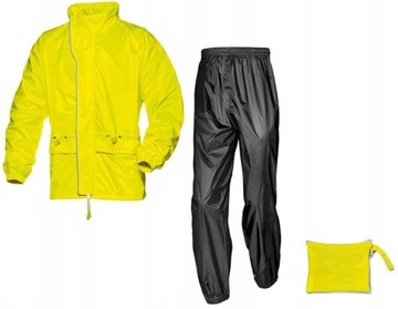KOMBINEZON PRZECIWDESZCZOWY WODOODPORNY DWUCZĘŚCIOWY RAPID K-OUT ŻÓŁTY